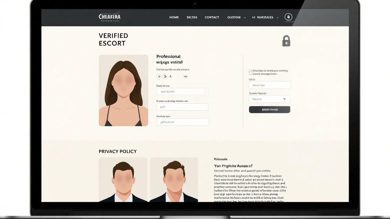 A secure online booking platform with verified profiles and privacy features for companionship services.